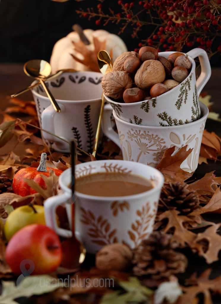 beautiful fall mugs for cozy days